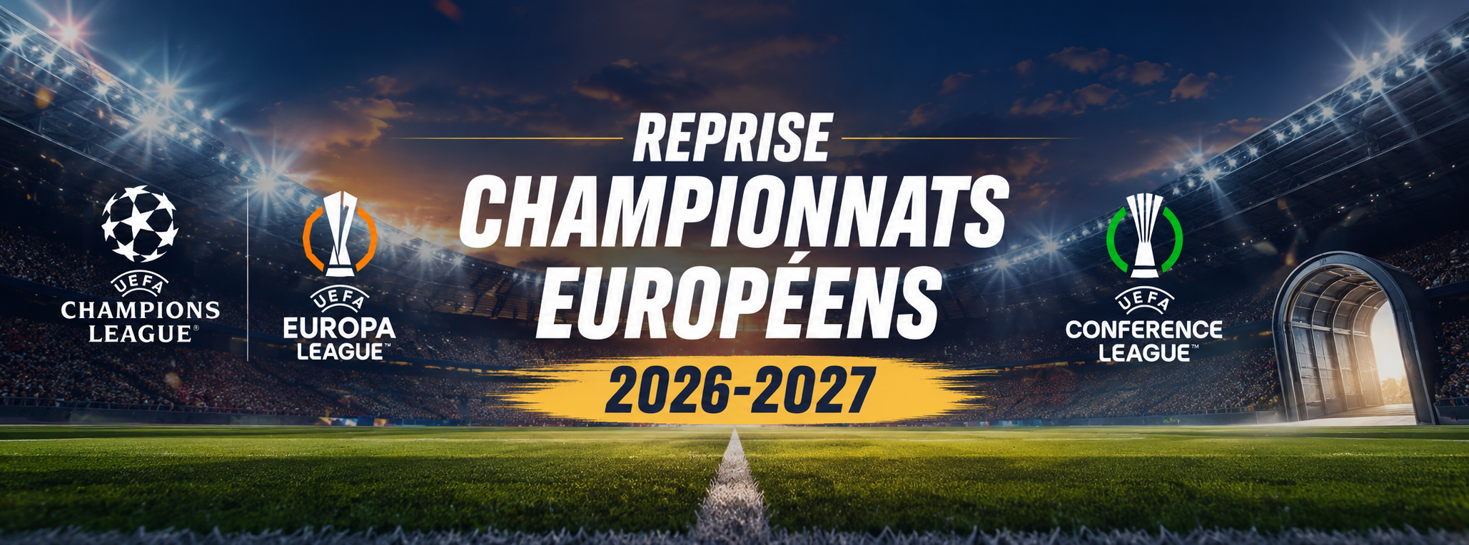 Reprise championnats européens 2026-2027